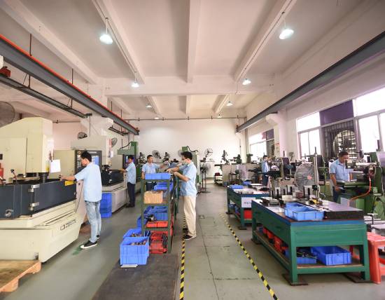 Spark machining area