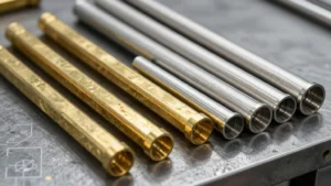 Werkstoffvergleich zwischen Messing und Edelstahl für industrielle Bauteile