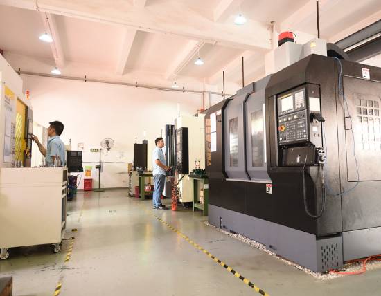 CNC machining area